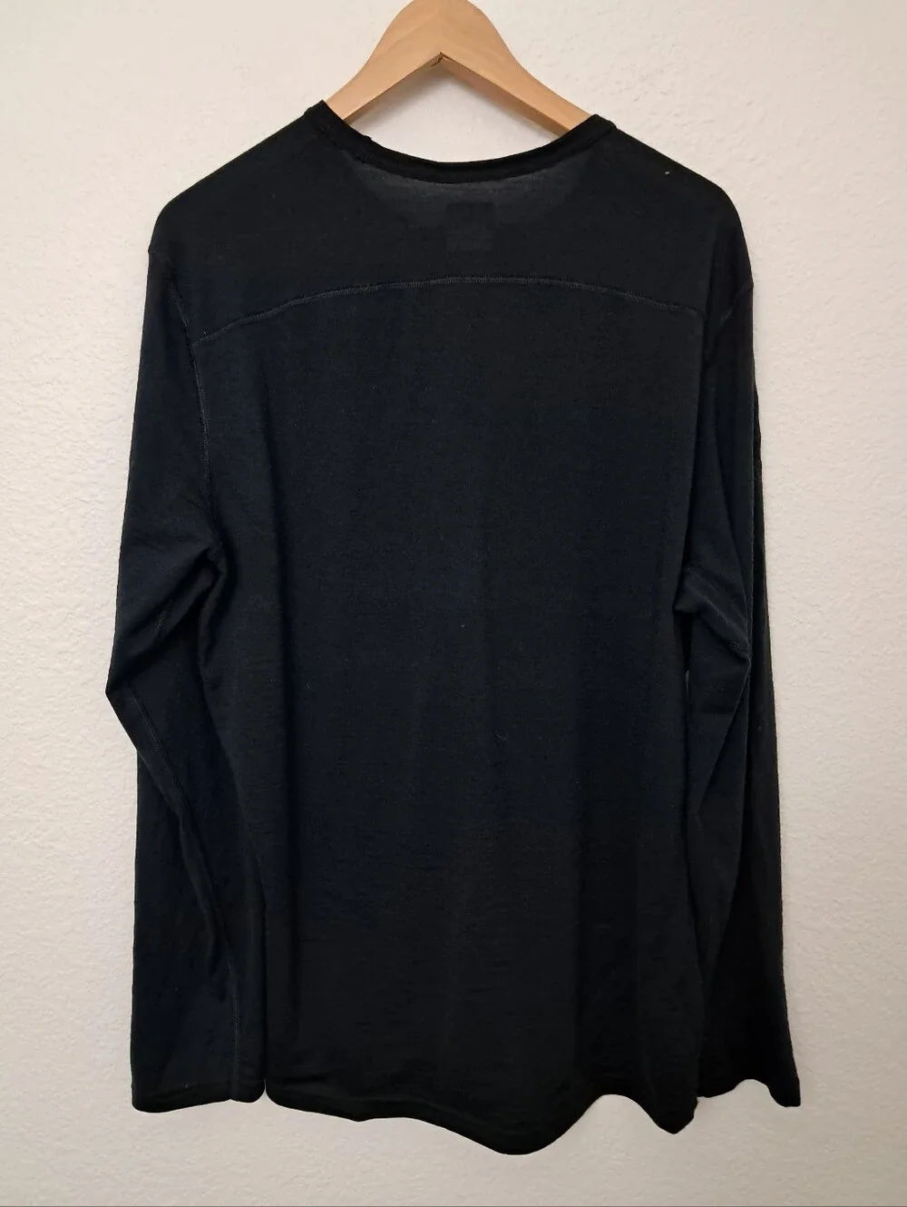 Icebreaker Bodyfit 200 Merino Wool Base Layer Long Sleeve Shirt Black Size XXL - Picture 3 of 8